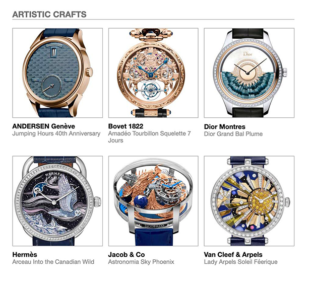 Οι 84 υποψηφιότητες για το Grand Prix d’Horlogerie της Γενεύης 2020-13