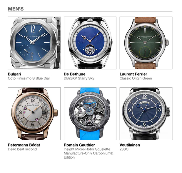 Οι 84 υποψηφιότητες για το Grand Prix d’Horlogerie της Γενεύης 2020-4