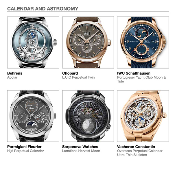 Οι 84 υποψηφιότητες για το Grand Prix d’Horlogerie της Γενεύης 2020-8