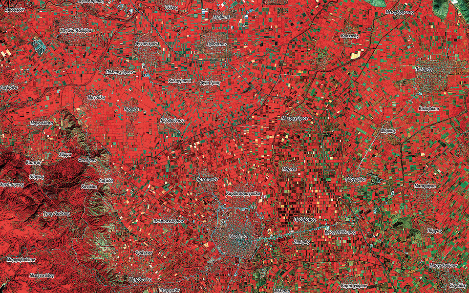 Ο Θεσσαλικός Κάμπος έγινε λίμνη – Δορυφορικές εικόνες-1