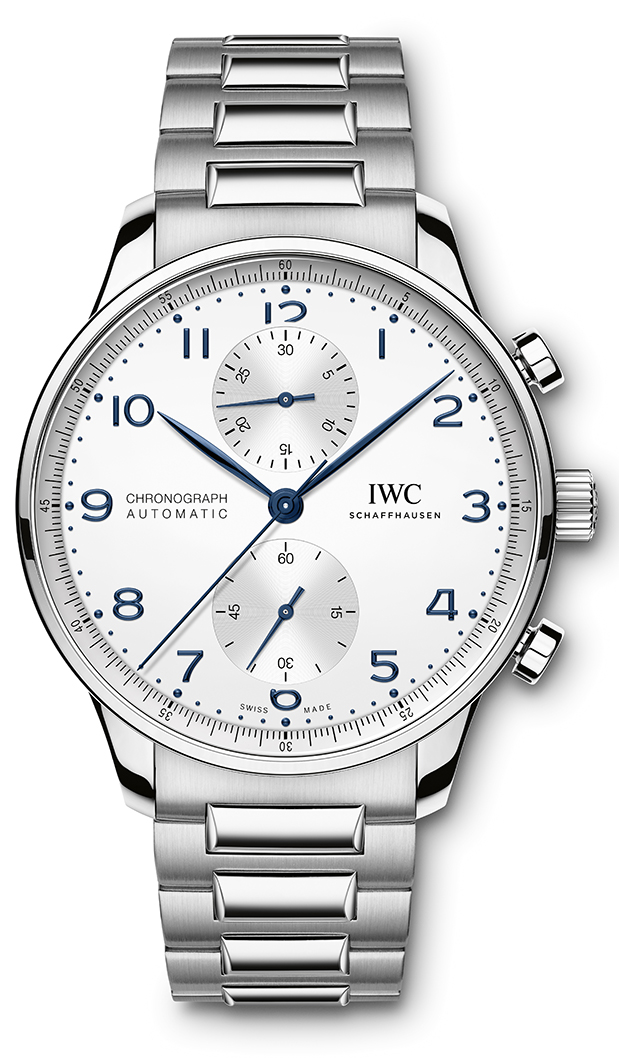 IWC Portugieser Chronograph με ατσάλινο μπρασελέ-1