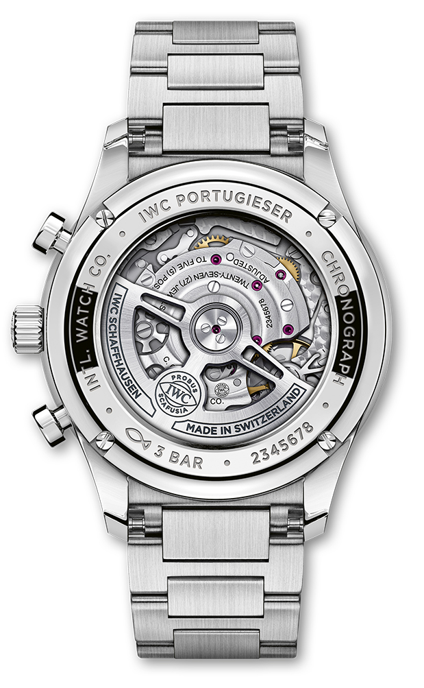 IWC Portugieser Chronograph με ατσάλινο μπρασελέ-4
