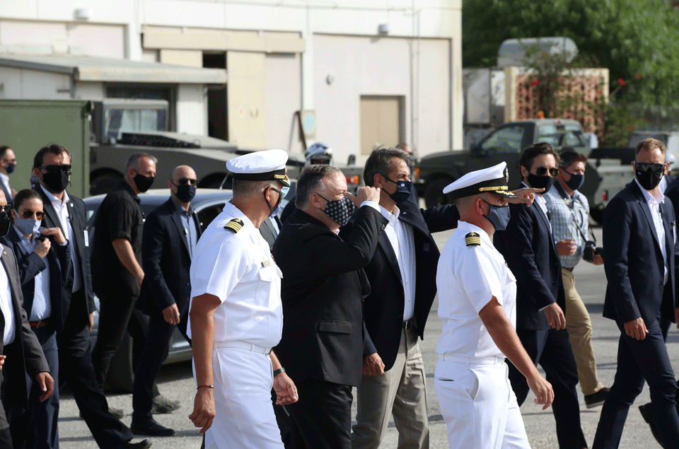 Στη βάση της Σούδας Κυριάκος Μητσοτάκης και Μάικ Πομπέο-4