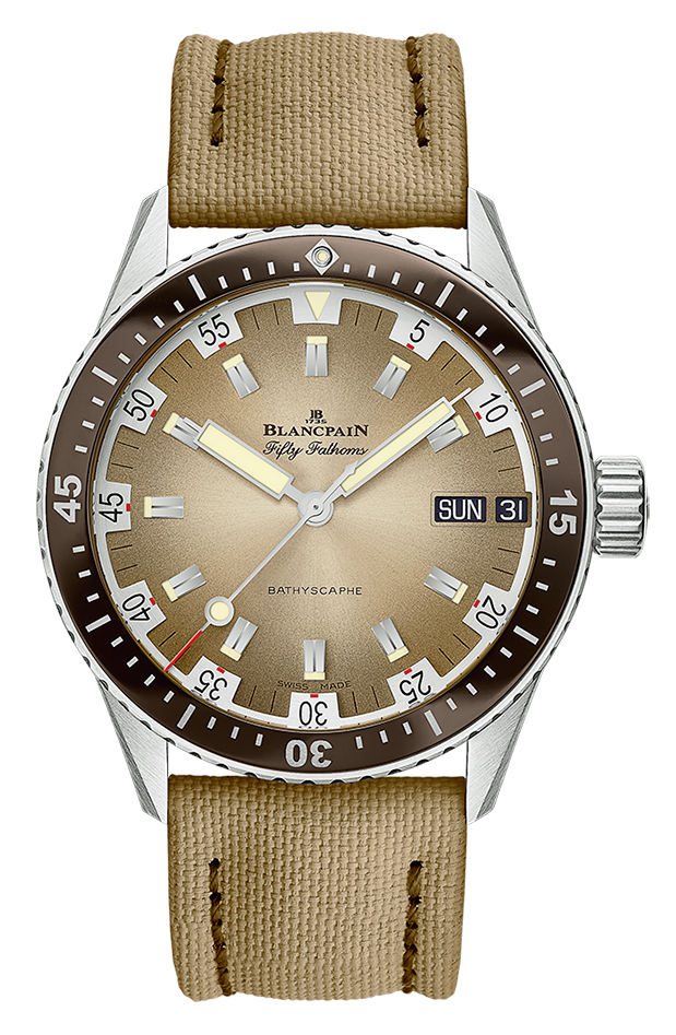 BLANCPAIN Fifty Fathoms Bathyscaphe Day Date Desert Edition-2