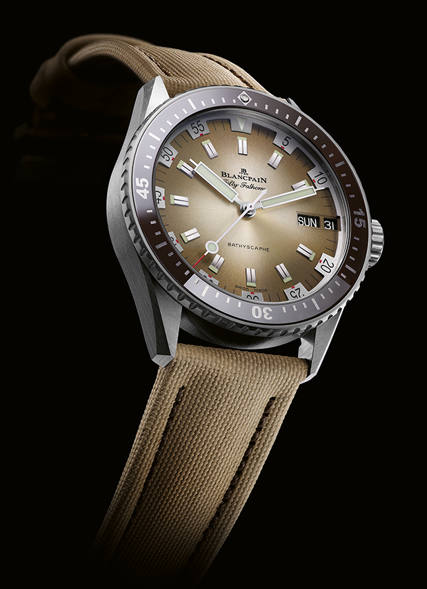 BLANCPAIN Fifty Fathoms Bathyscaphe Day Date Desert Edition-5