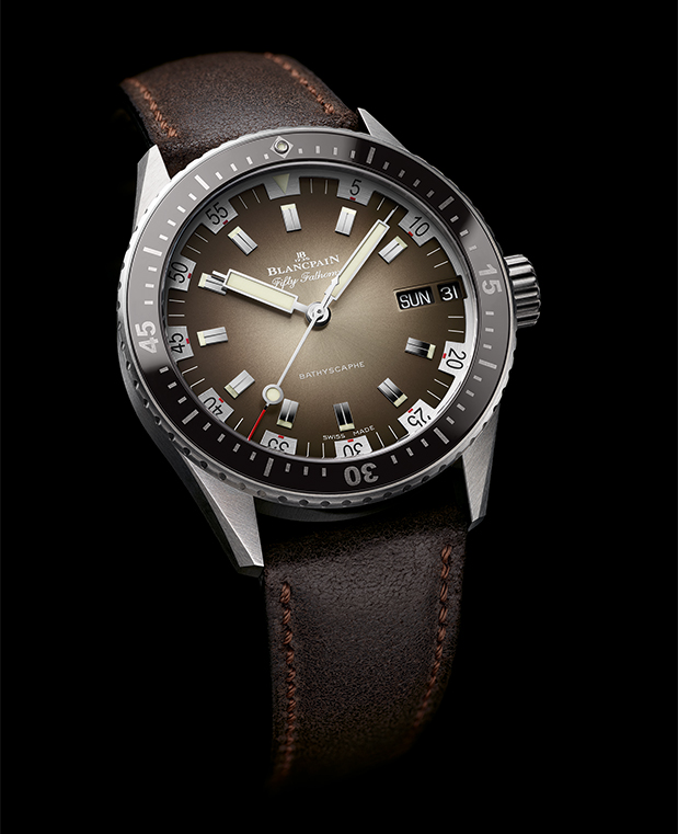 BLANCPAIN Fifty Fathoms Bathyscaphe Day Date Desert Edition-1