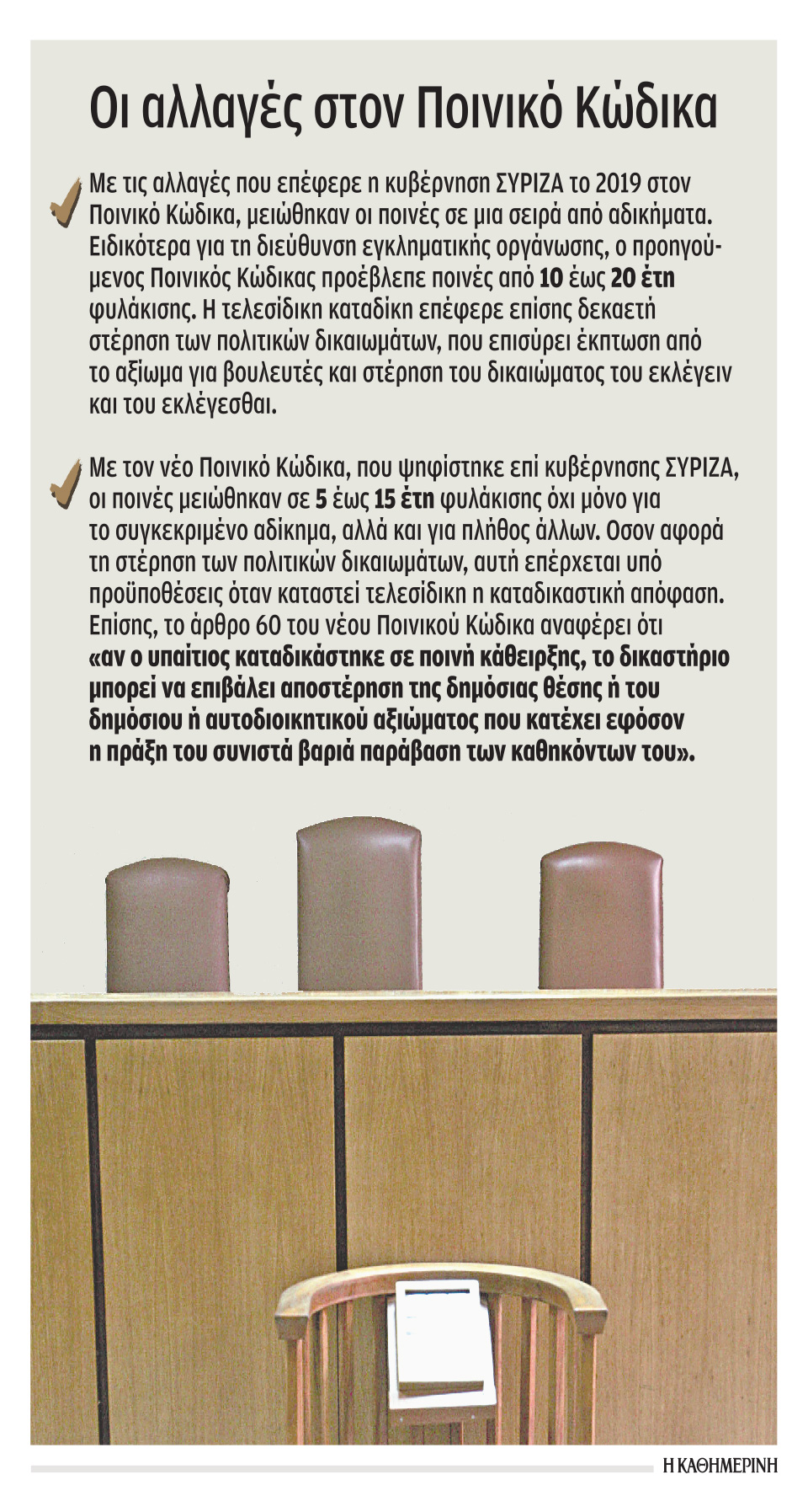 Τα «αγκάθια» του Ποινικού Κώδικα και η Χρυσή Αυγή-1