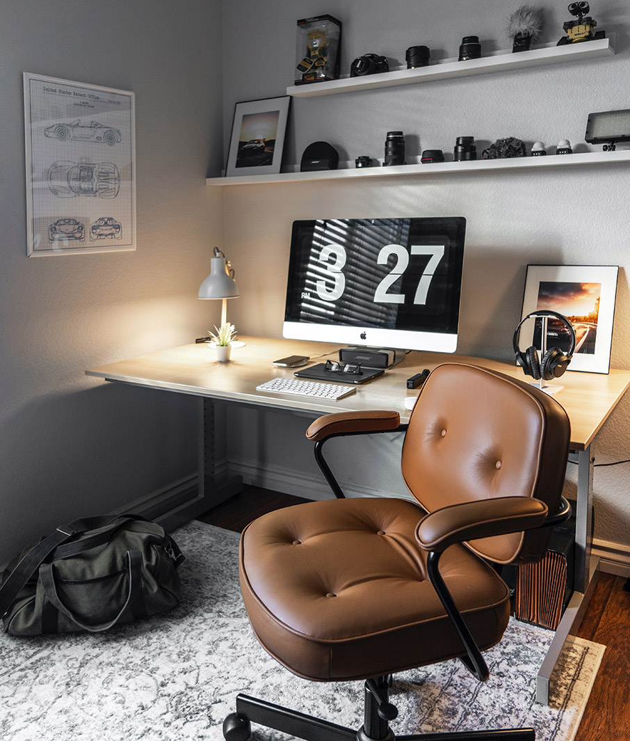 Ιδέες για ένα εντυπωσιακό γραφείο στο σαλόνι-4