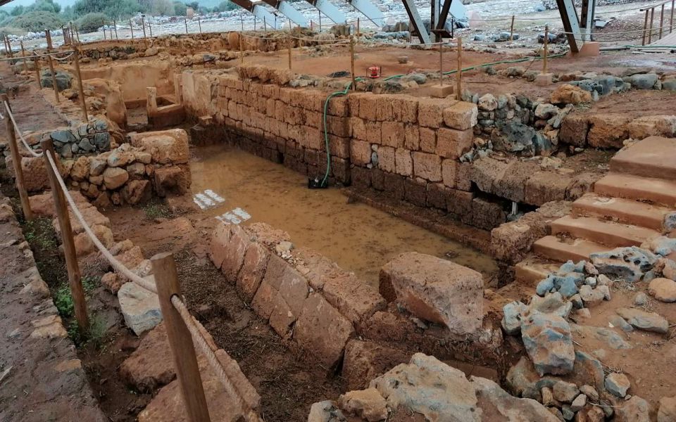 Πλημμύρισε ο αρχαιολογικός χώρος στα Μάλια (εικόνες)-4