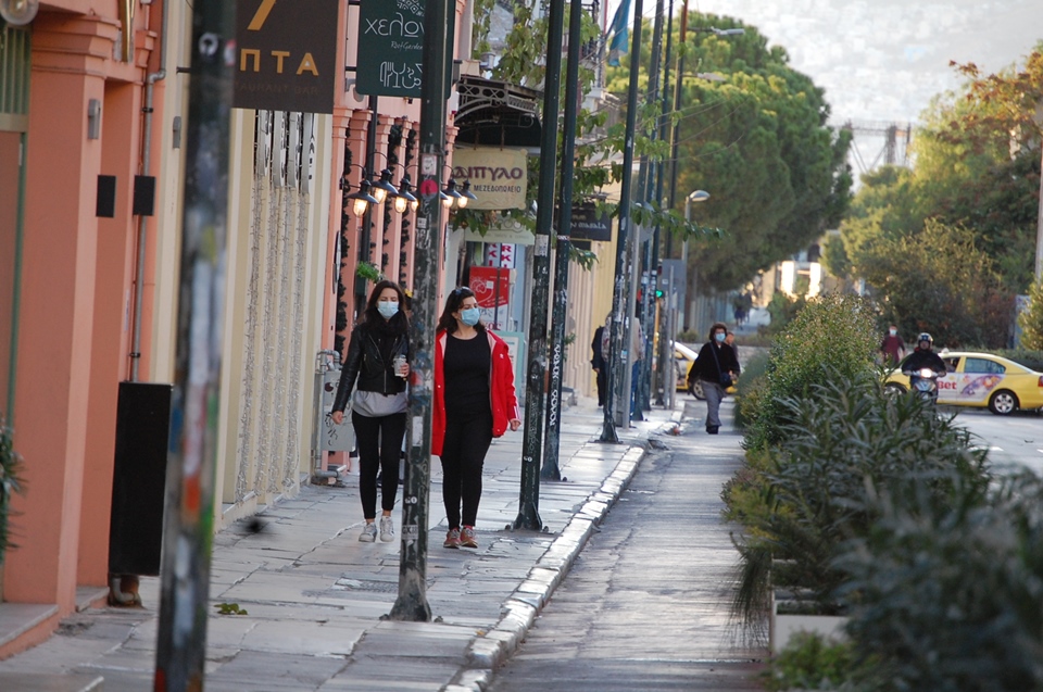 Φωτορεπορτάζ «Κ»: Η πρώτη ημέρα του δεύτερου lockdown-33