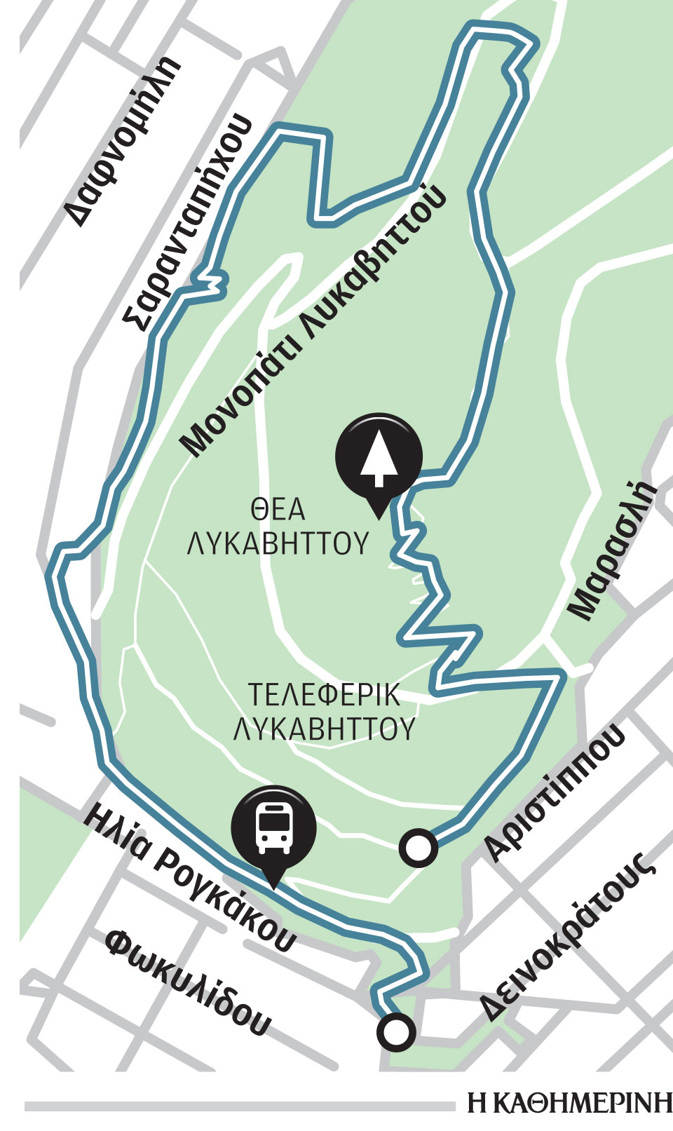 Μια βόλτα από τη Δεξαμενή στον Λυκαβηττό-6