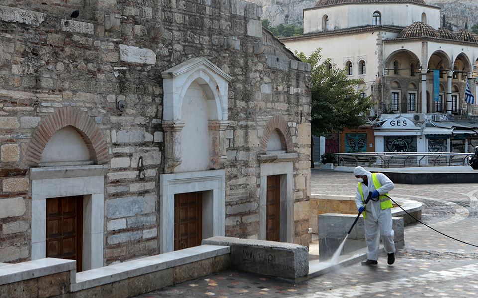 Οι πρώτες ώρες του lockdown στην Αθήνα-5
