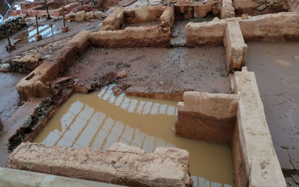 Πλημμύρισε ο αρχαιολογικός χώρος στα Μάλια (εικόνες)-1