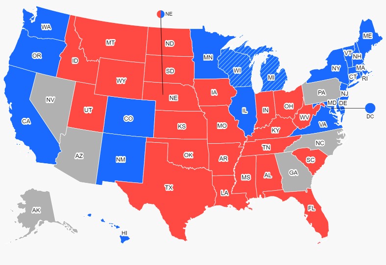 Ο Μπάιντεν εδραιώνει το προβάδισμα στις κρίσιμες πολιτείες-1