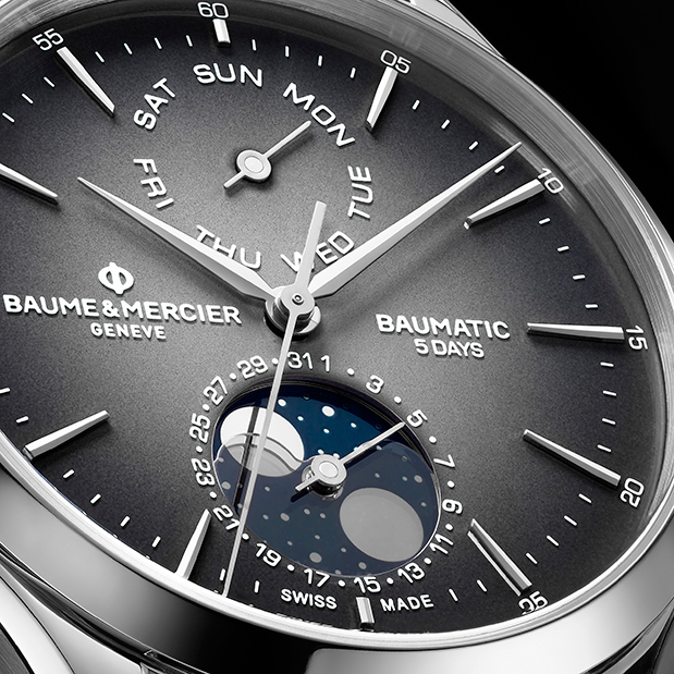 BAUME & MERCIER Clifton Baumatic Day-Date Moon-Phase-4