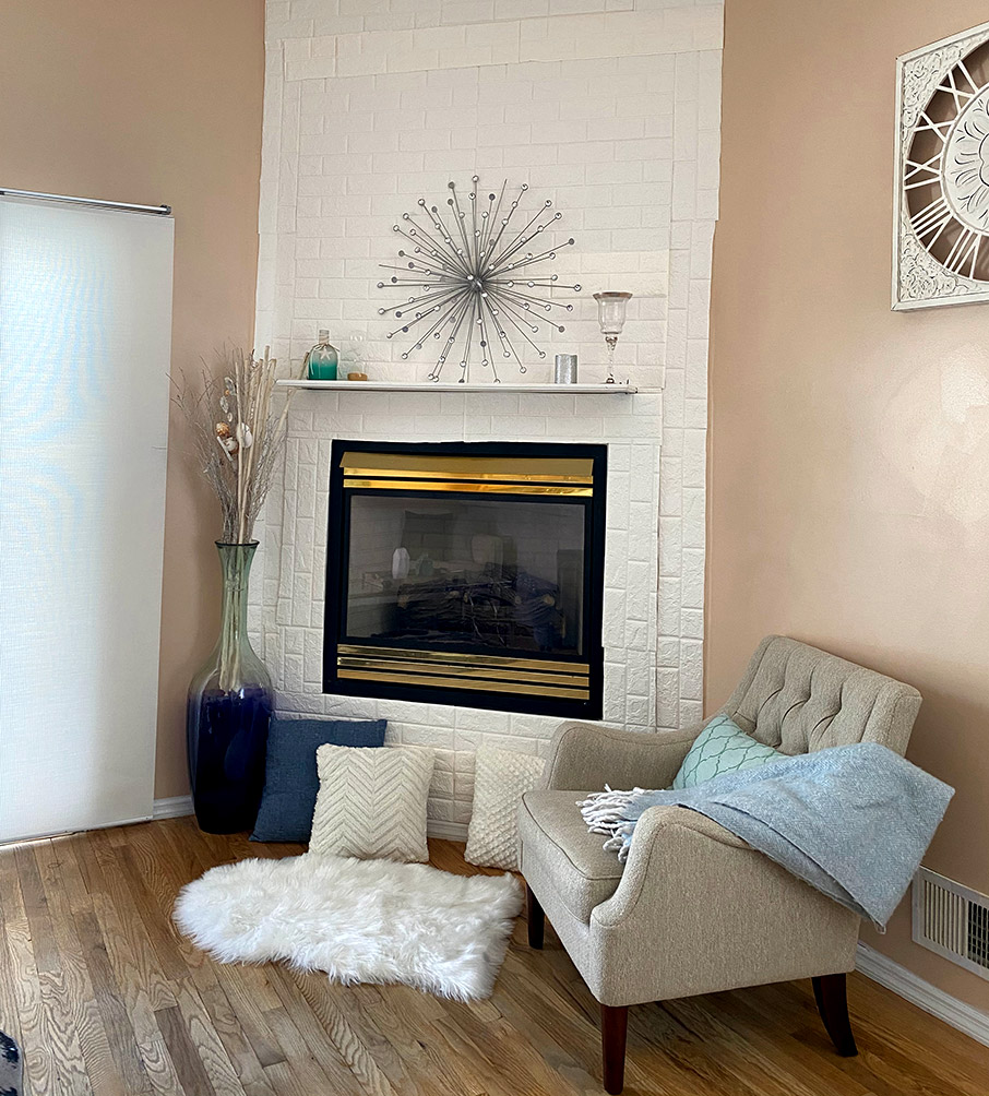 Διακόσμηση σαλονιού με τζάκι: Ιδέες για μοντέρνο σαλόνι-2