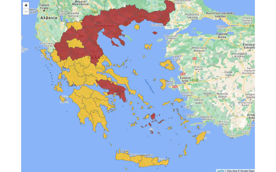 Σε τρεις ζώνες χωρίζεται η Ελλάδα-1