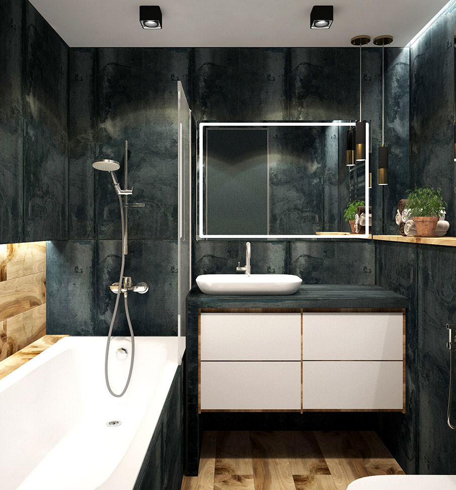 Πατητή Τσιμεντοκονία στο μπάνιο…4 τρόποι εφαρμογής-2