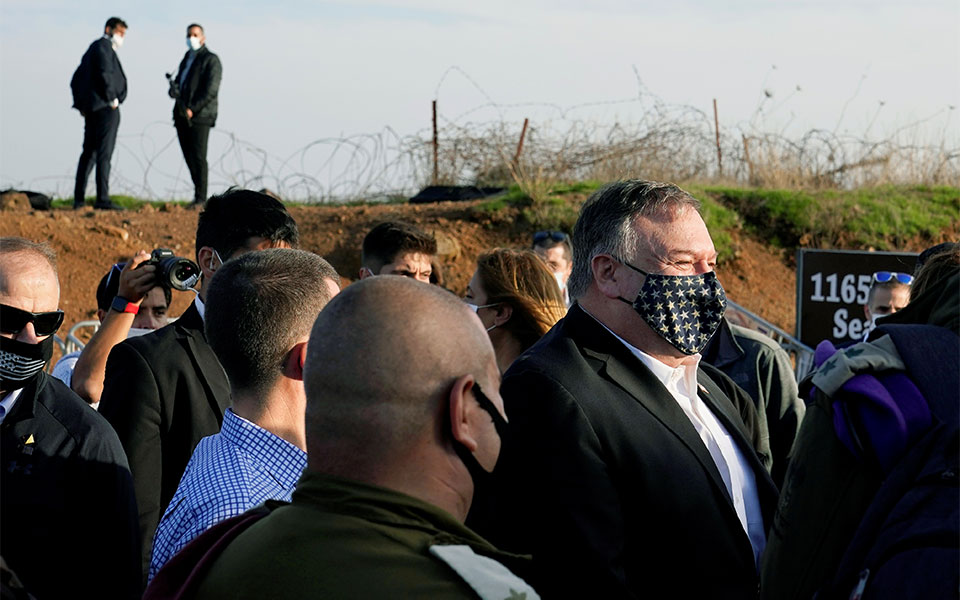 Επίσκεψη Πομπέο στα Υψίπεδα του Γκολάν (εικόνες)-1