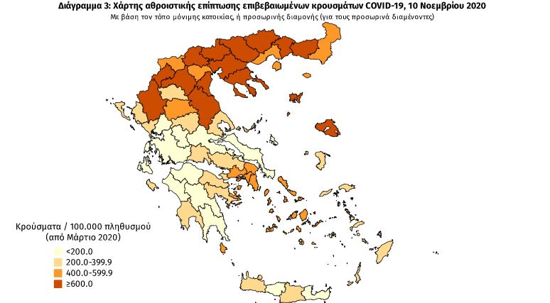 Στα ύψη και πάλι τα κρούσματα: 2.384 νέες διαγνώσεις – 41 θάνατοι, 263 διασωληνωμένοι-1