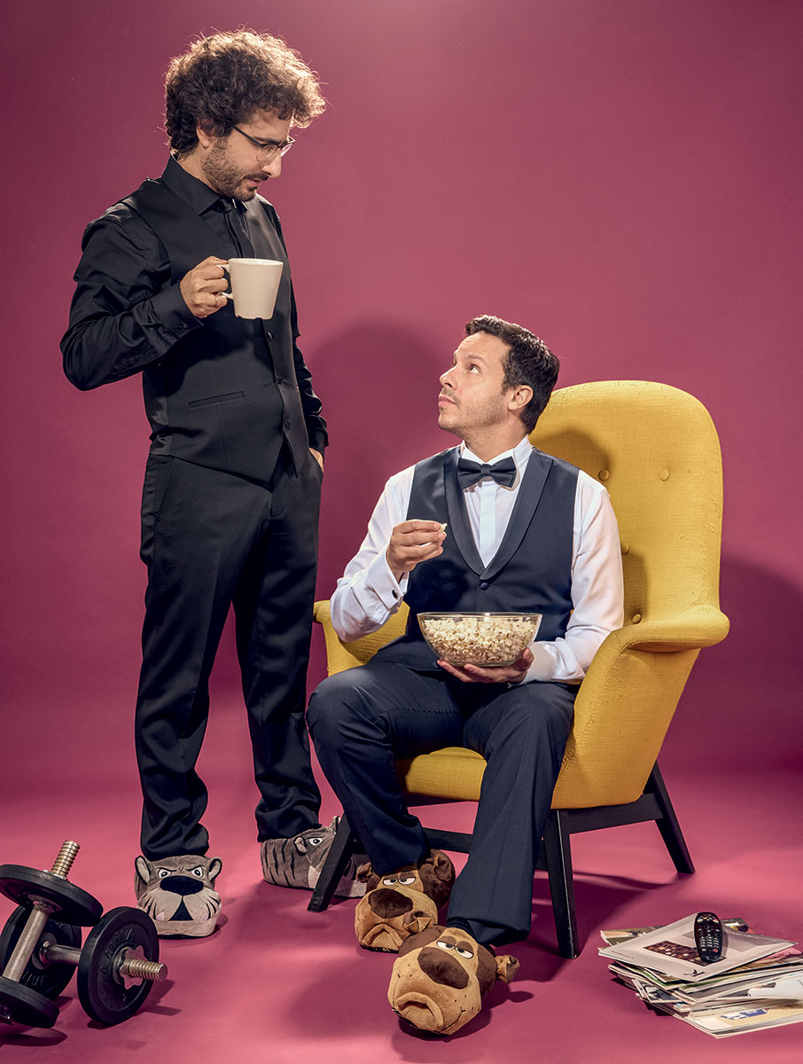 Λάμπρος Φισφής – Δημήτρης Μακαλιάς, τόπος στα νιάτα (και στο χιούμορ!)-2