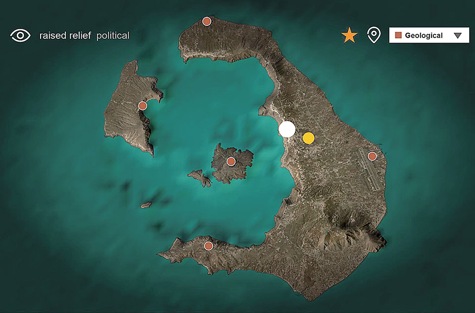 Μια ψηφιακή πλατφόρμα μάς ταξιδεύει στη στεριά και στον βυθό της Σαντορίνης-1