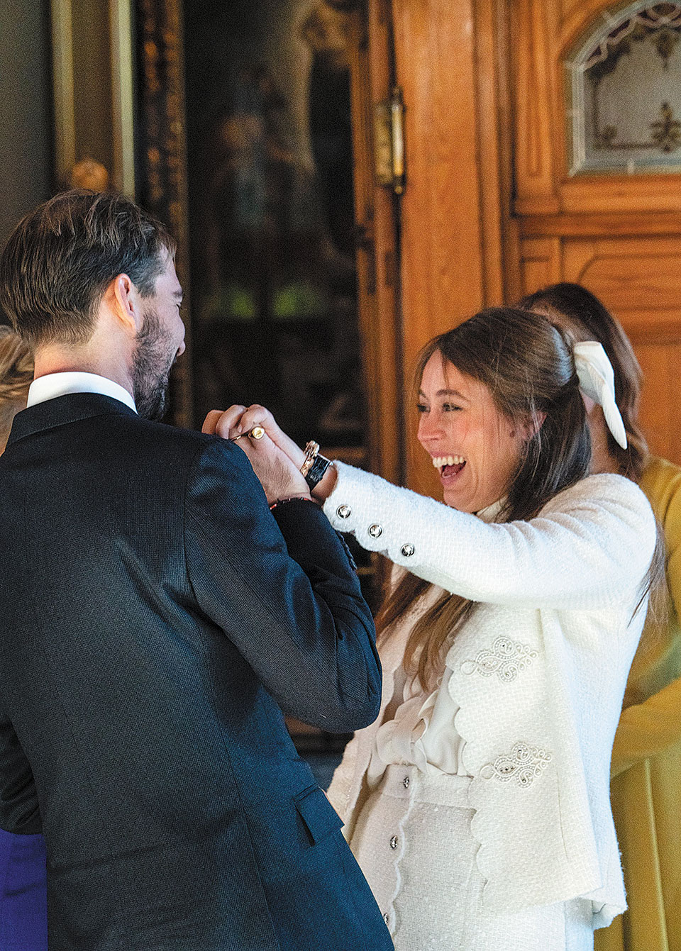 Με τα δεσμά του πολιτικού γάμου ενώθηκε ο πρίγκιπας Φίλιππος και η Nina Flohr-2