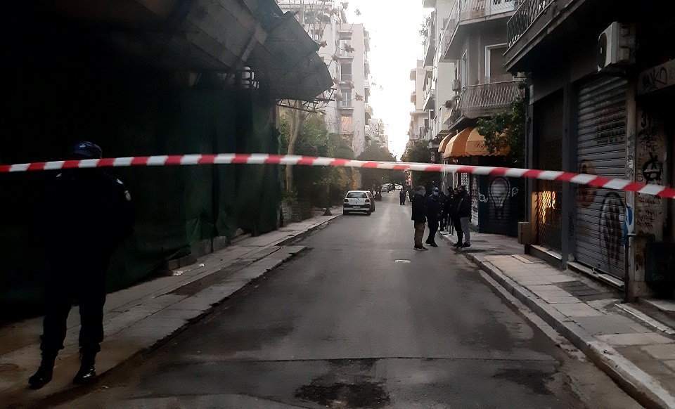 Αστυνομική περίμετρος στα Εξάρχεια-1