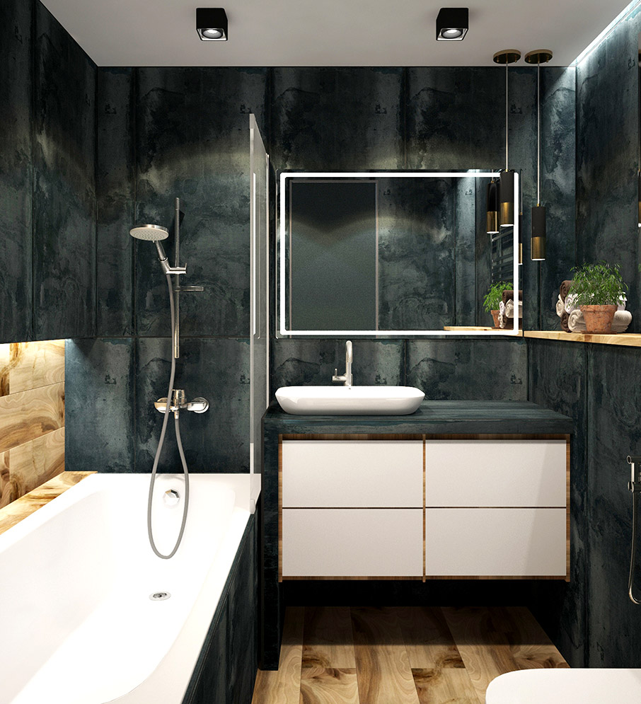 Οικονομικές ιδέες για ανακαίνιση ενός παλιού μπάνιου-1