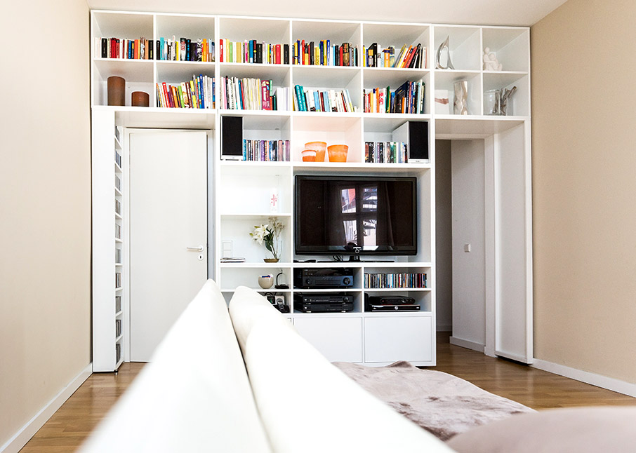 Μοντέρνες ιδέες για βιβλιοθήκη από γυψοσανίδα-6