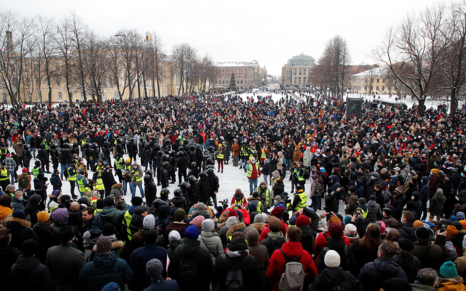 Πάνω από 3.000 συλλήψεις στις διαδηλώσεις για τον Αλεξέι Ναβάλνι-3