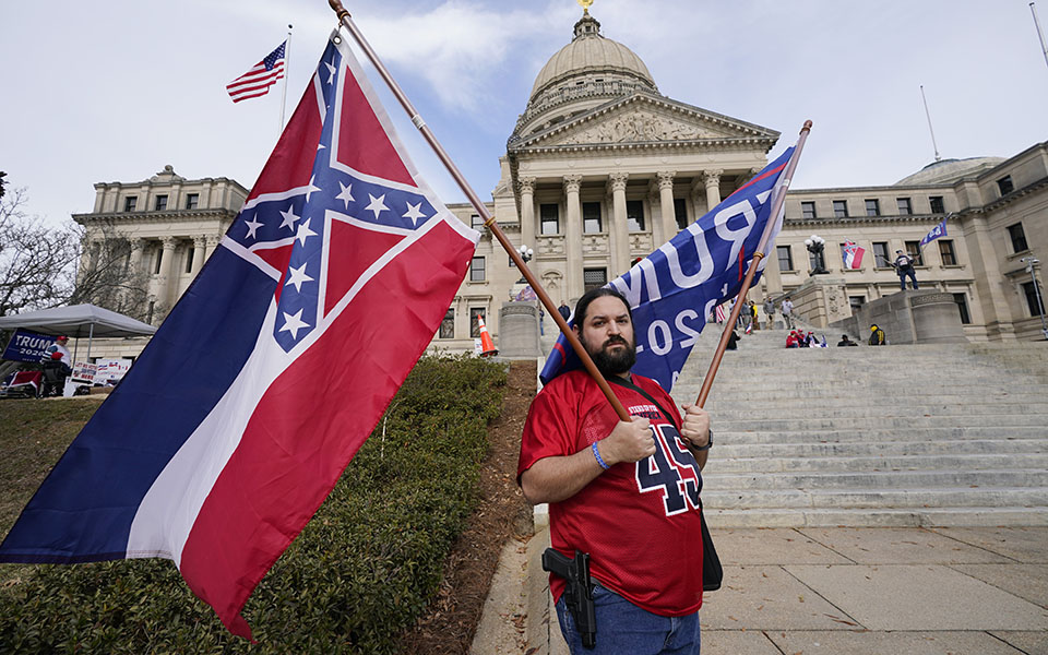Εισβολή στο Καπιτώλιο: Το χάος όπως το κατέγραψε ο φωτογραφικός φακός-26