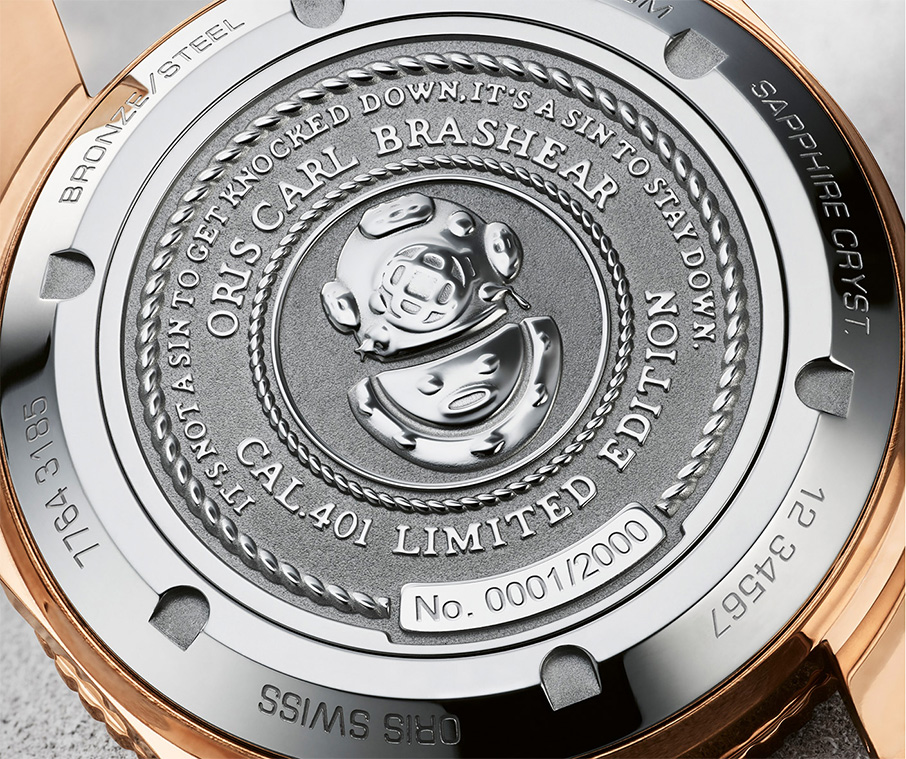 Γιατί αξίζει να μάθετε για τo νέο συλλεκτικό ORIS Carl Brashear Calibre 401-5