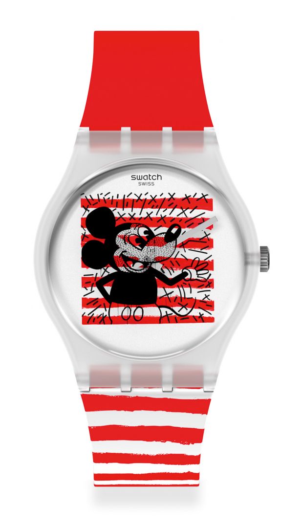 3+1 SWATCH Disney Mickey Mouse με την υπογραφή του Keith Haring-4