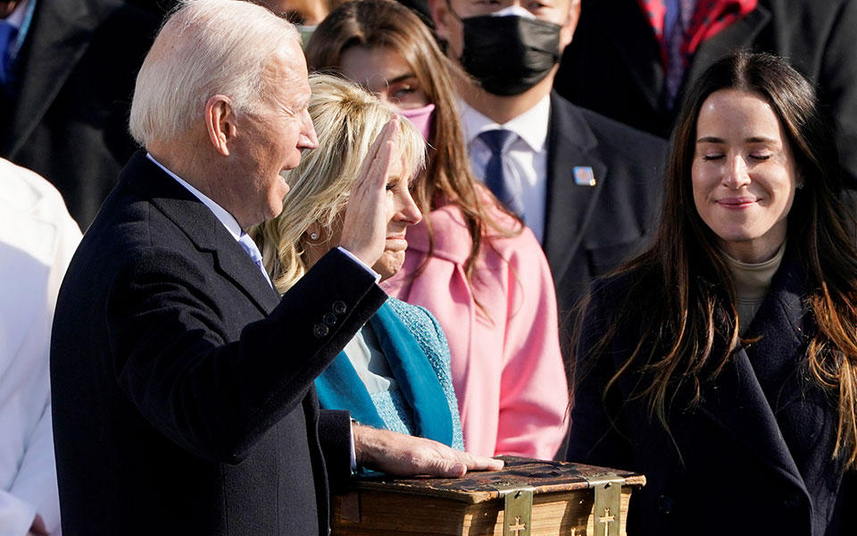 Ο Τζο Μπάιντεν ορκίστηκε 46ος πρόεδρος των ΗΠΑ-1