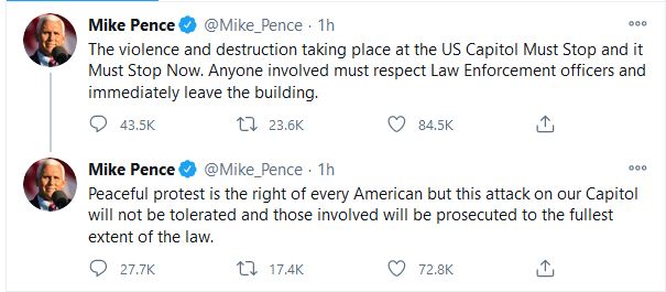 Οπαδοί του Τραμπ εισέβαλαν στο Καπιτώλιο – Απαγόρευση κυκλοφορίας στην Ουάσιγκτον-13