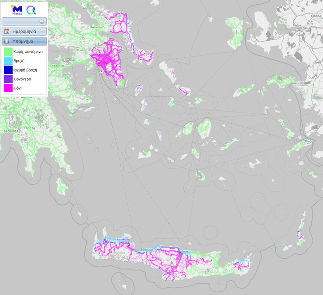 Κακοκαιρία «Μήδεια»: Πώς θα εξελιχθούν τα φαινόμενα τις επόμενες ώρες-2