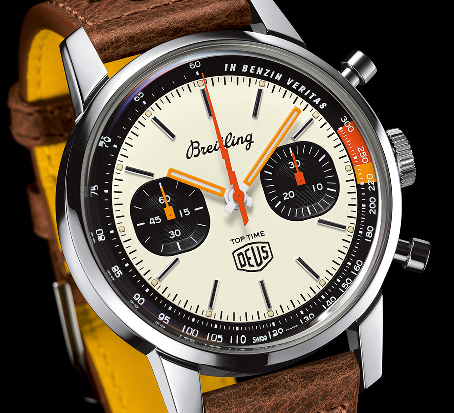 Δεν χρειάζεται να είσαι μηχανόβιος για να φοράς έναν χρονογράφο BREITLING Top Time Deus-5