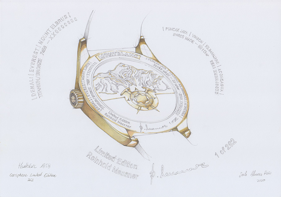 H ιδιάζουσα περίπτωση του MONTBLANC 1858 Geosphere Meissner Limited Edition-5