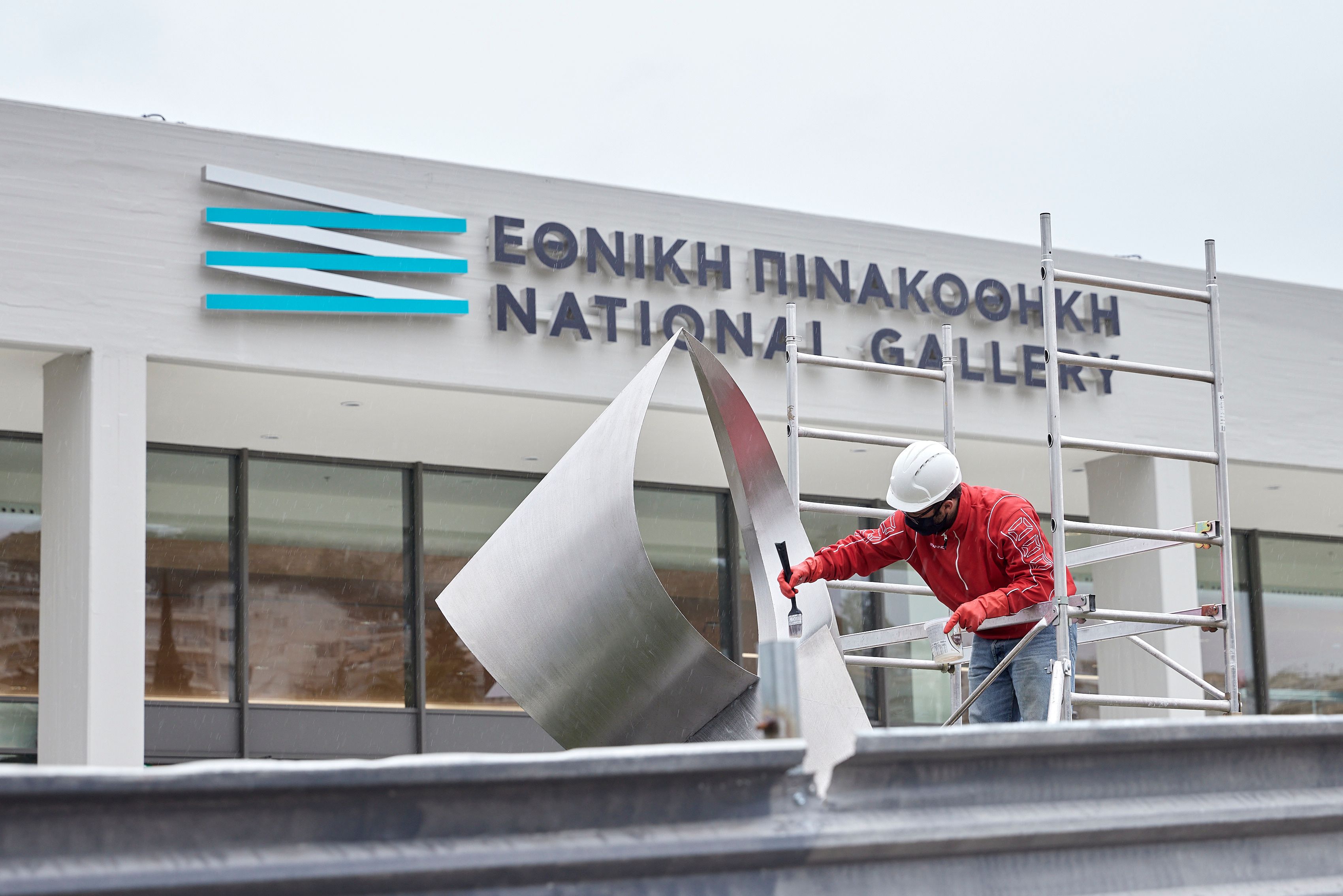 Εικόνες από την ανακαινισμένη Εθνική Πινακοθήκη – Επίσκεψη Μητσοτάκη-9