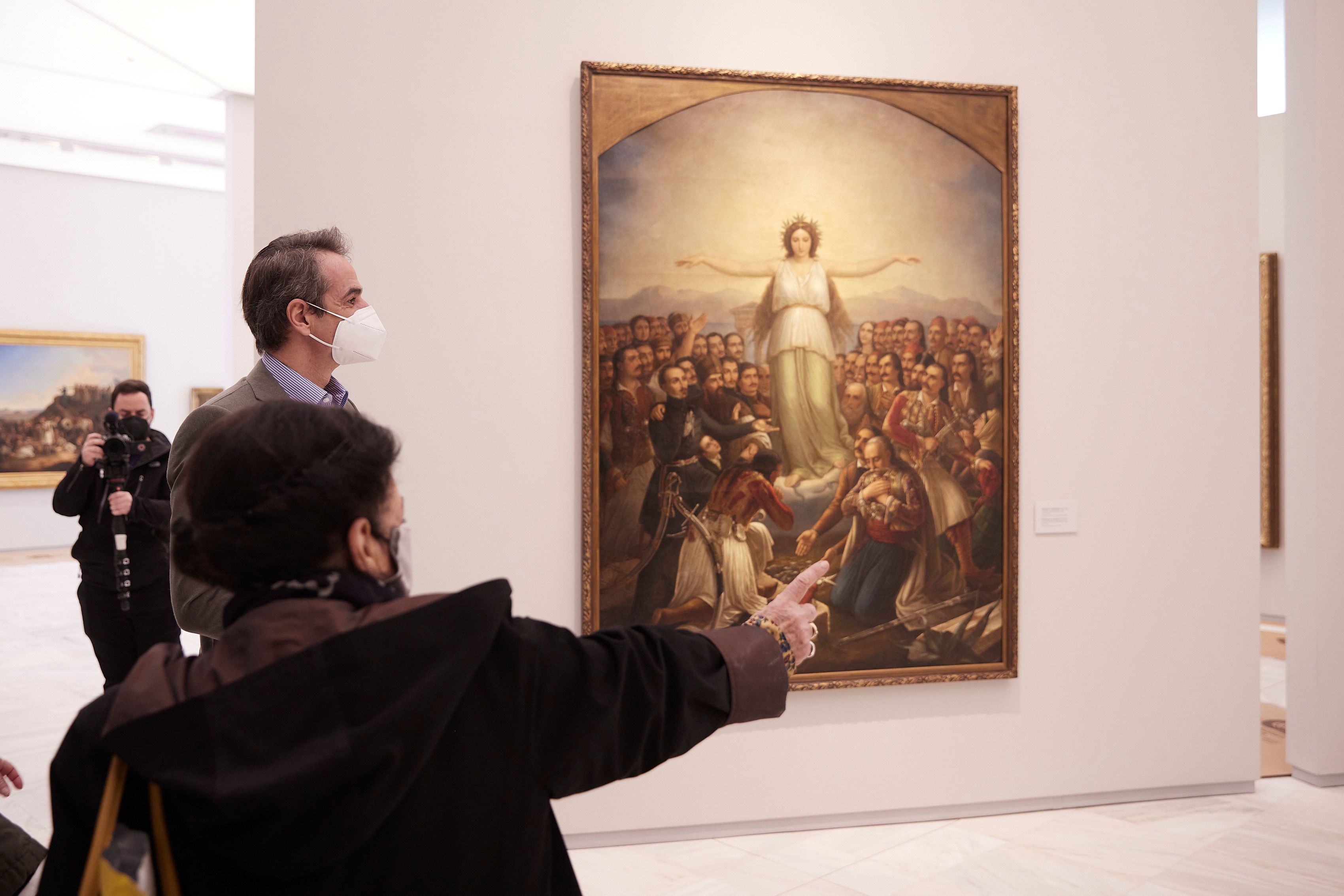 Εικόνες από την ανακαινισμένη Εθνική Πινακοθήκη – Επίσκεψη Μητσοτάκη-2