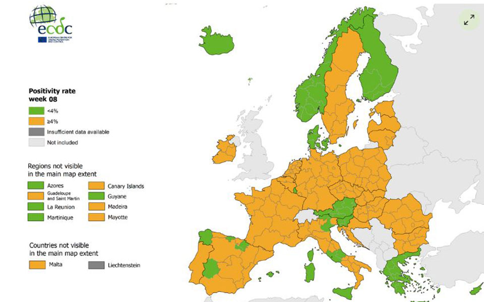 Πάνω από 2.000 τα κρούσματα – Στο κόκκινο η μισή Ελλάδα-2