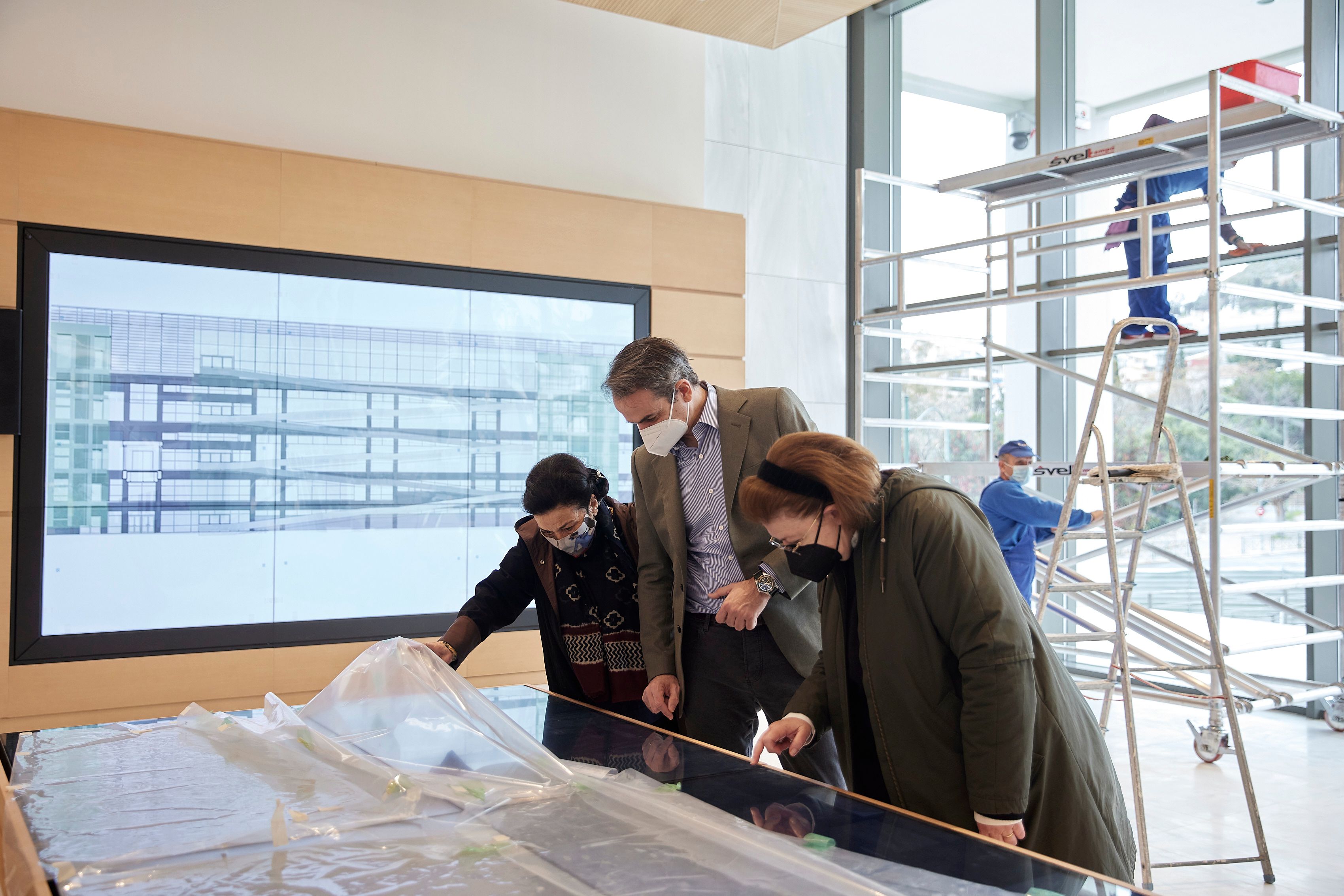 Εικόνες από την ανακαινισμένη Εθνική Πινακοθήκη – Επίσκεψη Μητσοτάκη-4