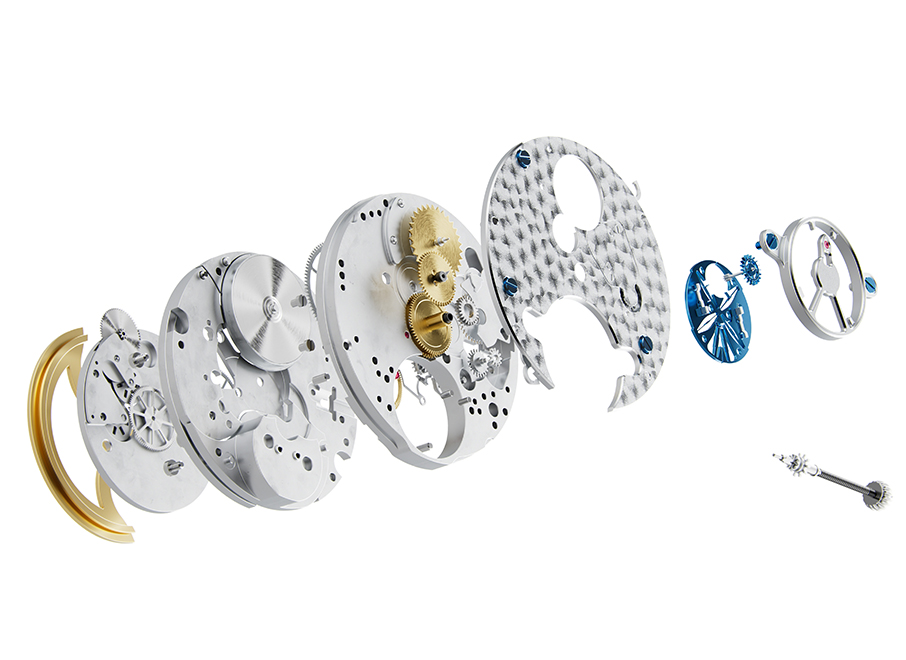 H επαναστατική καινοτομία του FREDERIQUE CONSTANT Slimline Monolithic Manufacture 40Hz-5