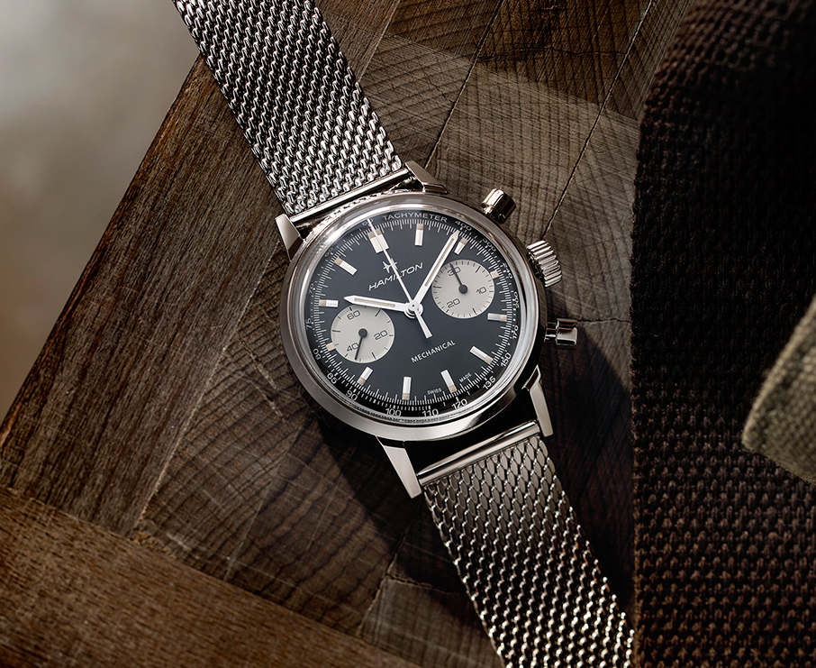 H vintage γοητεία του HAMILTON Intra-Matic Chronograph H-3