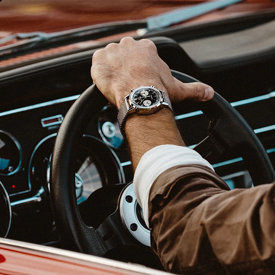 H vintage γοητεία του HAMILTON Intra-Matic Chronograph H-1