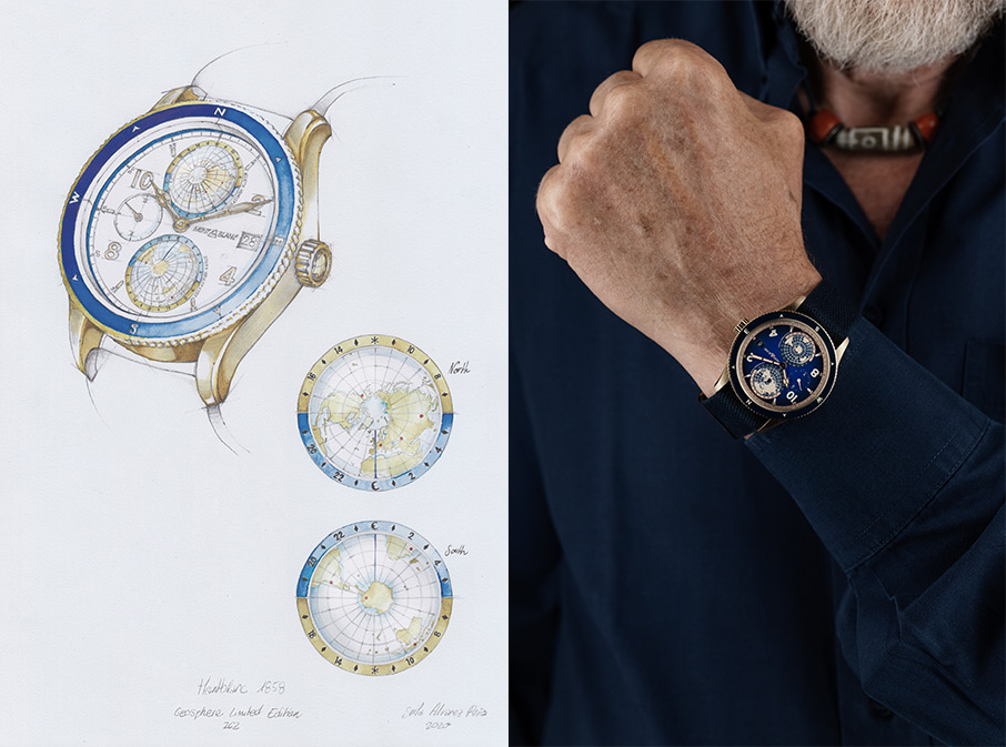 H ιδιάζουσα περίπτωση του MONTBLANC 1858 Geosphere Meissner Limited Edition-4