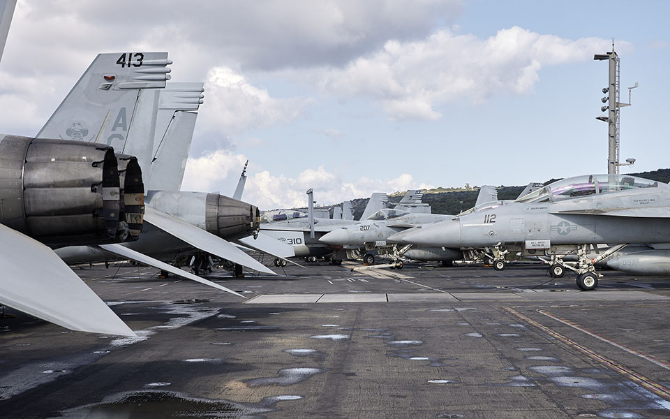 Επίσκεψη Μητσοτάκη στο αεροπλανοφόρο Eisenhower (εικόνες, βίντεο)-5