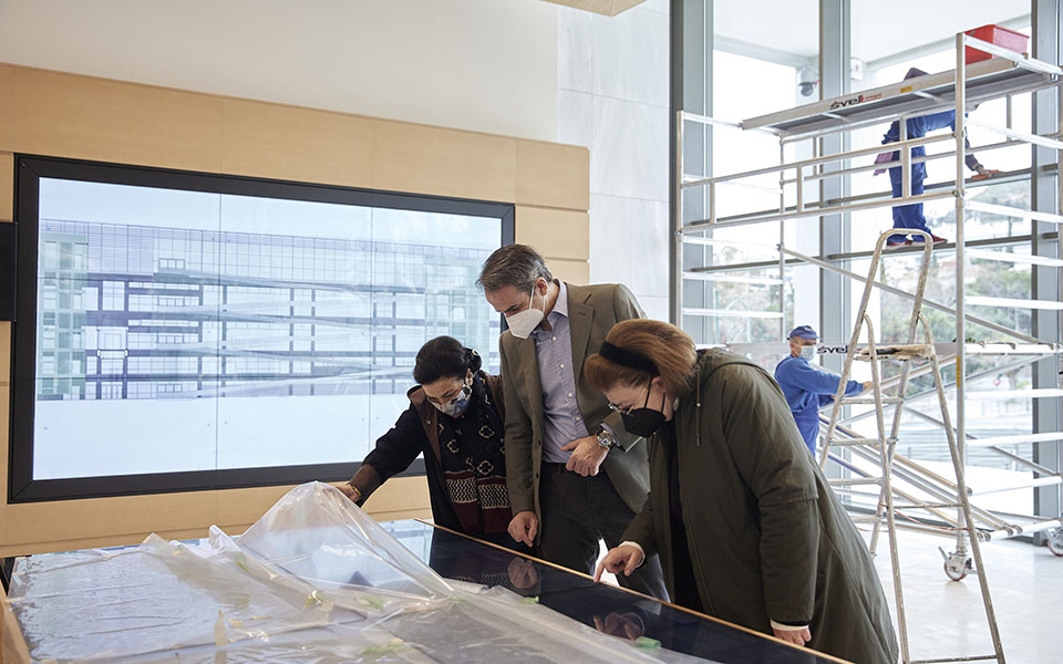 Επίσκεψη Κυριάκου Μητσοτάκη στην ανακαινισμένη Εθνική Πινακοθήκη-1