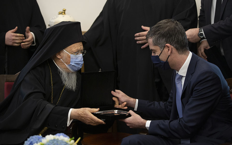 Στο Οικουμενικό Πατριαρχείο ο Κώστας Μπακογιάννης με τον Εκρέμ Ιμάμογλου-1